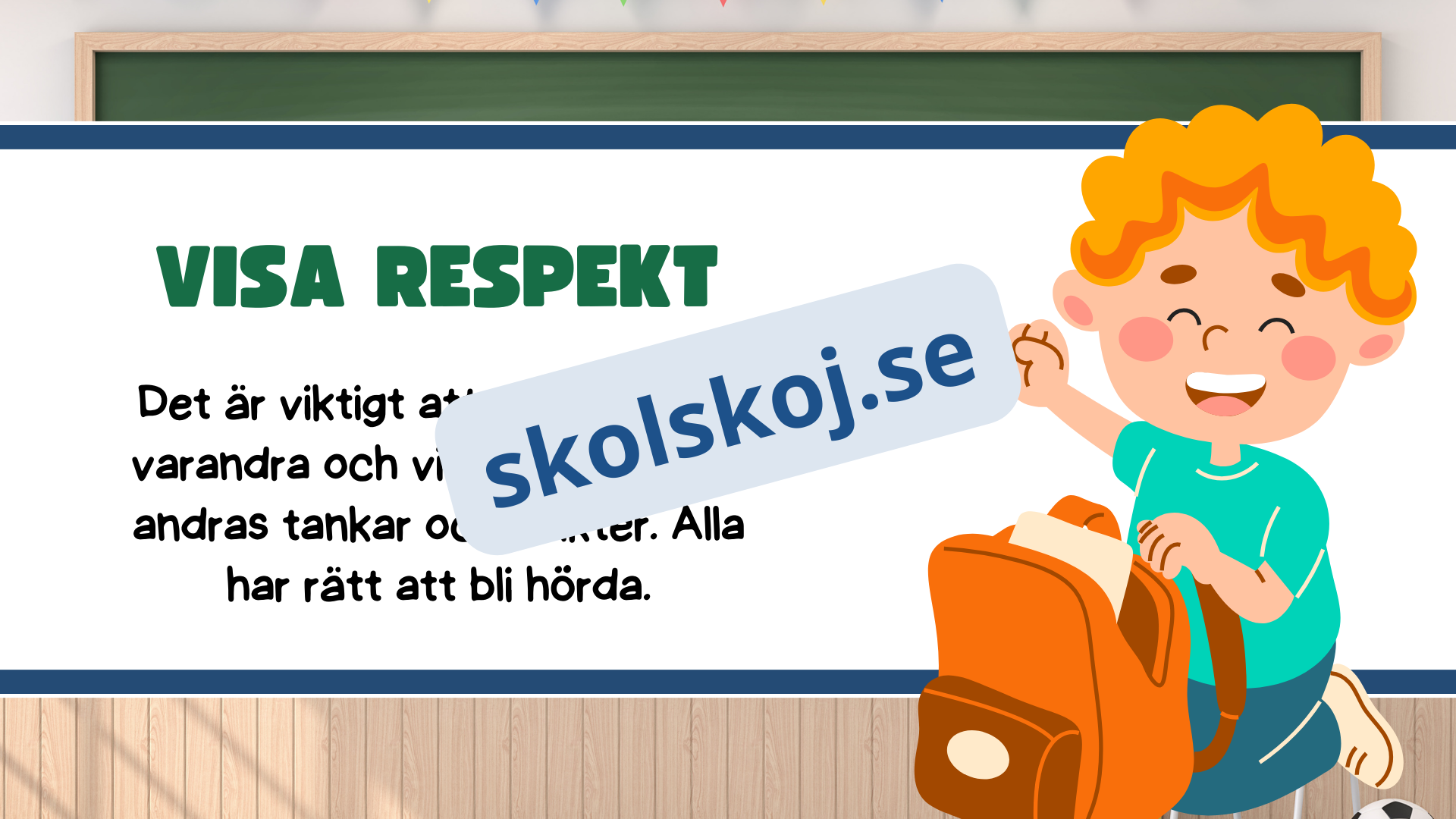 Klassrumsregler - Häfte