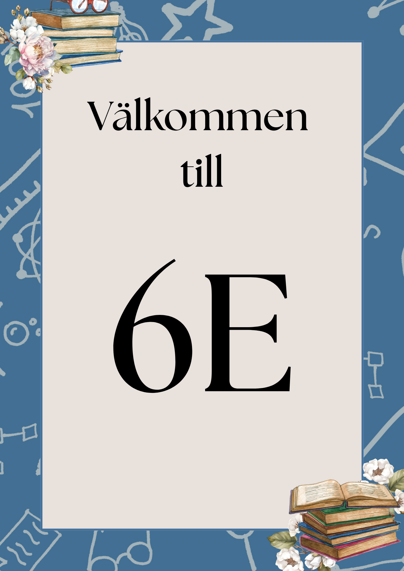 A4 storlek - Klassurmsskyltar - Häfte