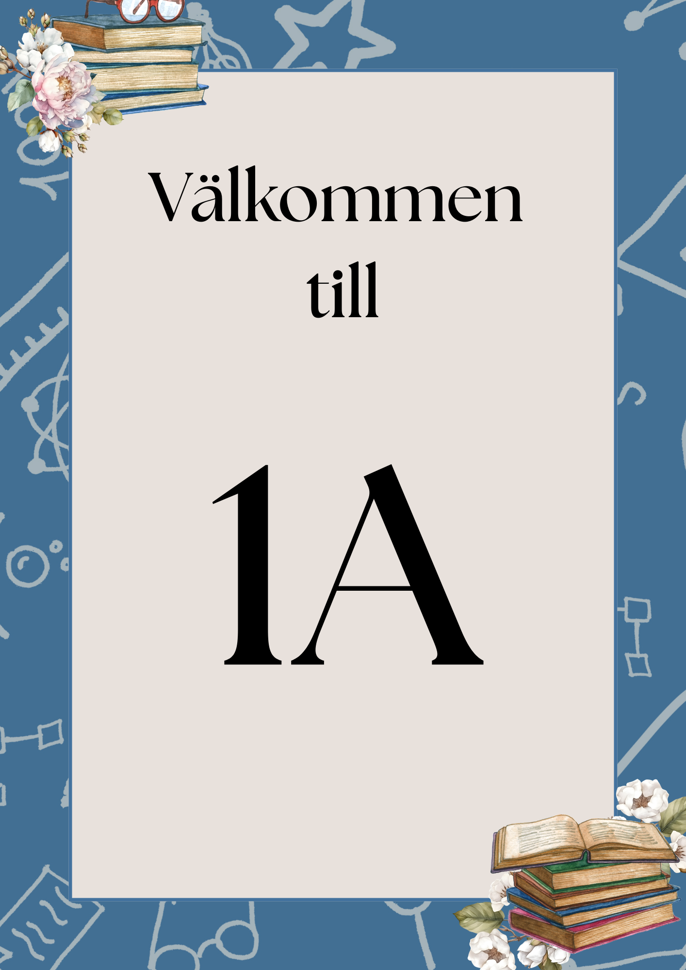 A4 storlek - Klassurmsskyltar - Häfte