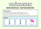 Bråkleken - Mattelek med kort