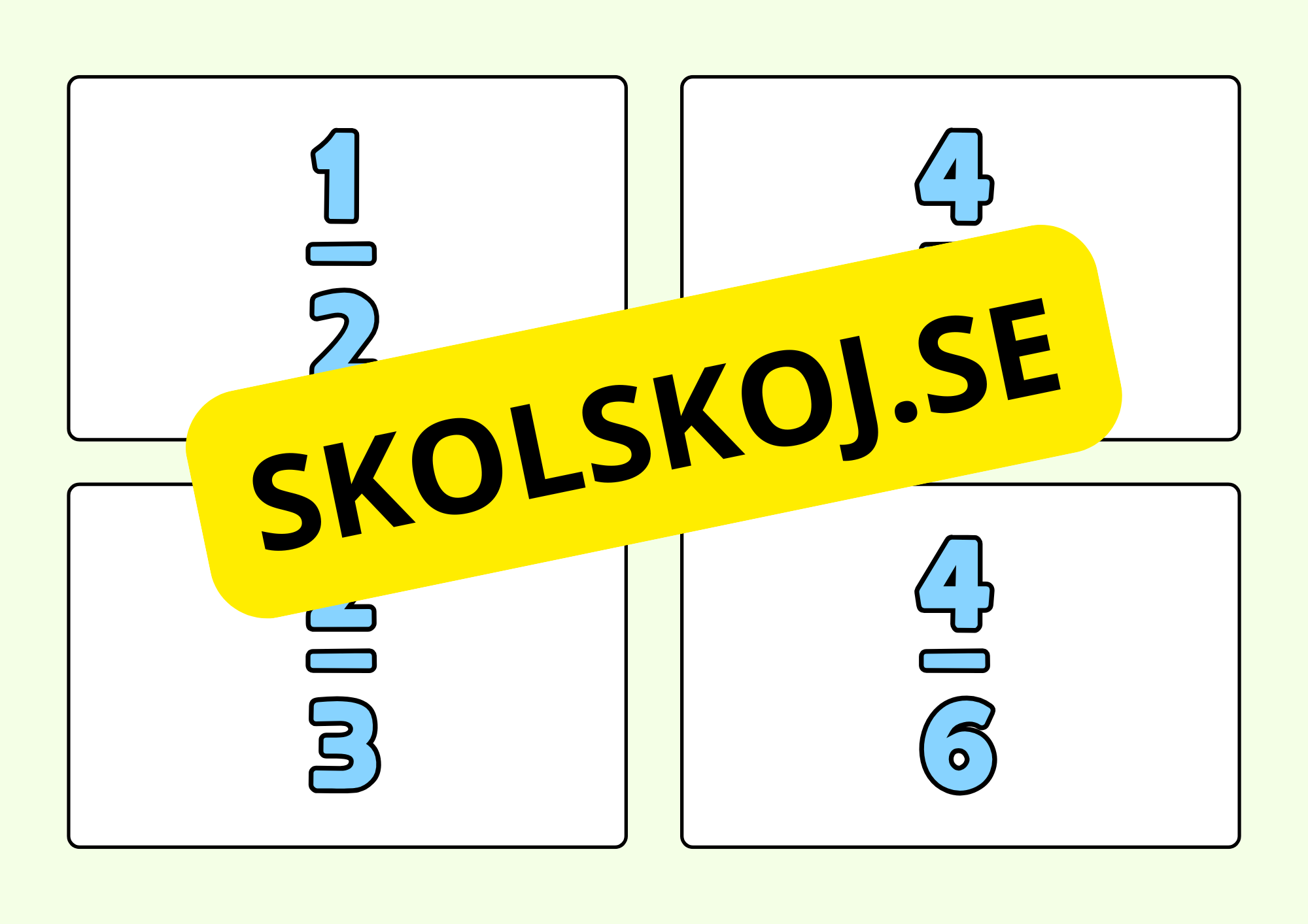 Bråkleken - Mattelek med kort