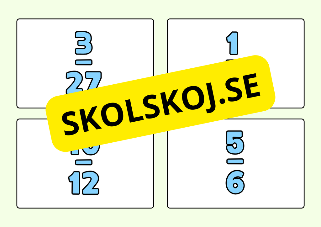 Bråkleken - Mattelek med kort