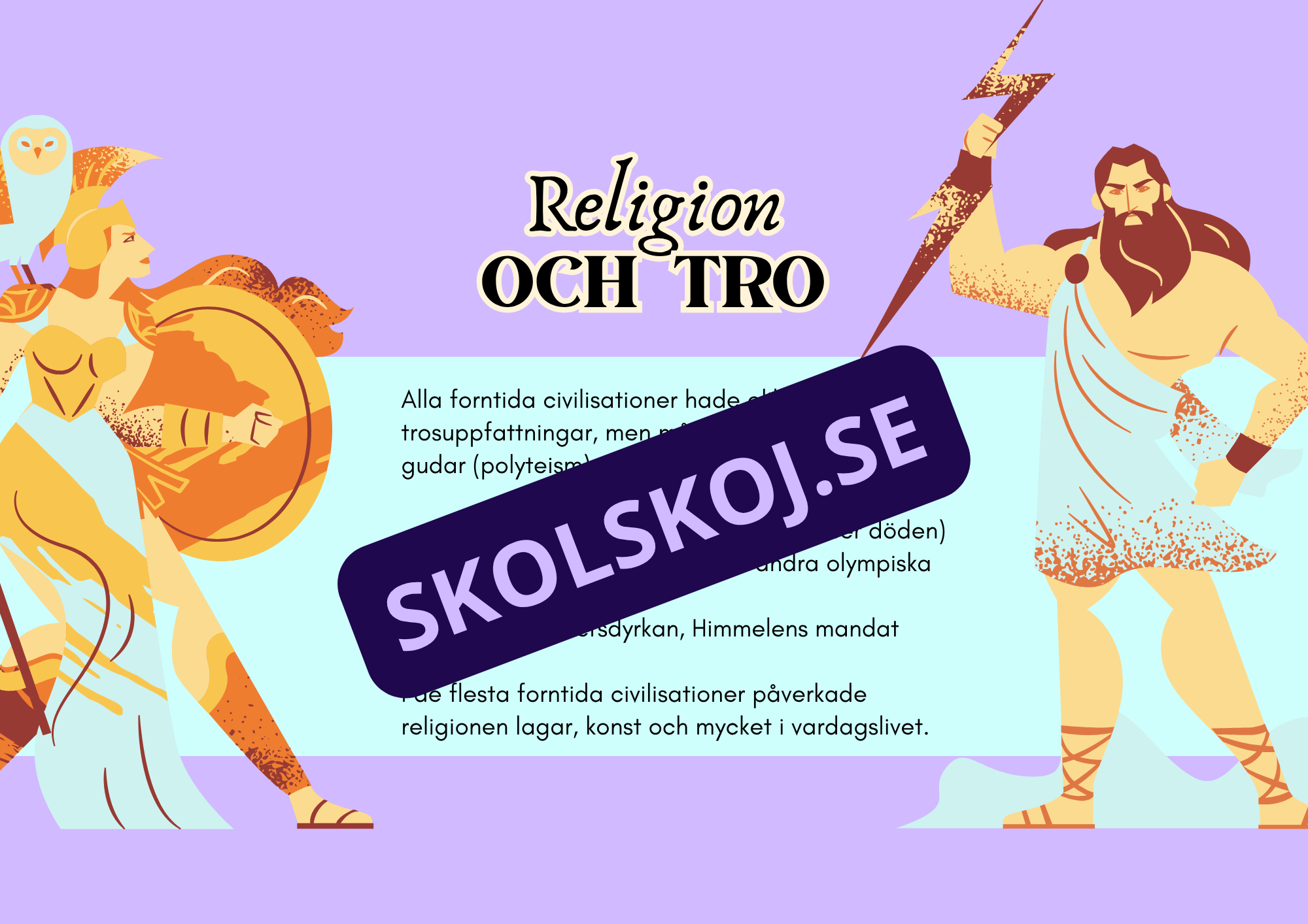 Forntida civilisationer - Presentationer och uppgifter - Årskurs 7 - 9