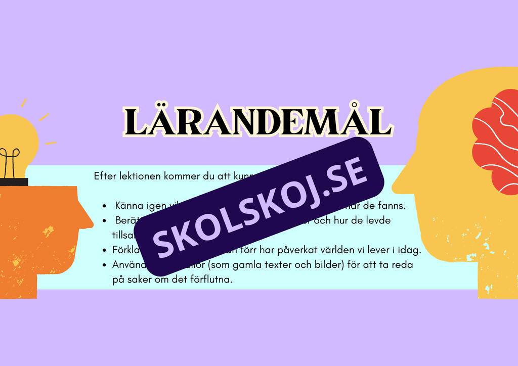 Forntida civilisationer - Presentationer och uppgifter - Årskurs 7 - 9