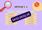 Forntida civilisationer - Presentationer och uppgifter - Årskurs 7 - 9