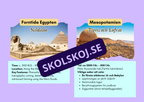 Forntida civilisationer - Presentationer och uppgifter - Årskurs 7 - 9