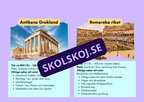 Forntida civilisationer - Presentationer och uppgifter - Årskurs 7 - 9