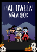 Halloween målarbok - Häfte