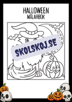 Halloween målarbok - Häfte