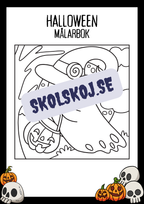 Halloween målarbok - Häfte