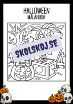 Halloween målarbok - Häfte