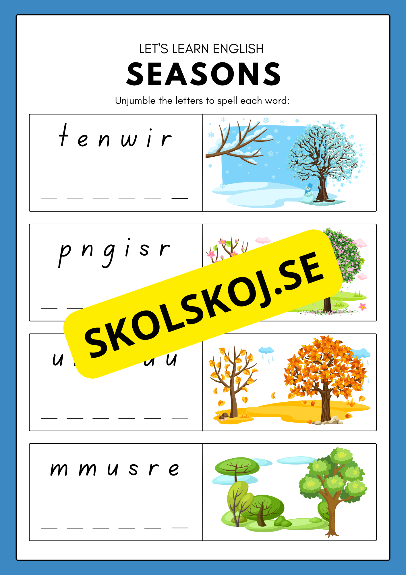 Beginners Spelling