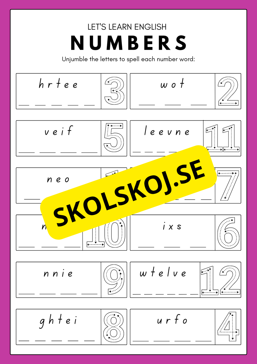 Beginners Spelling