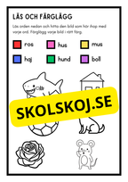 Läs och färglägg