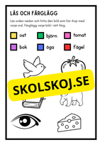 Läs och färglägg
