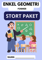 Enkel geometri – Stort paket - 77 sidor