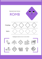 Enkel geometri – Stort paket - 77 sidor