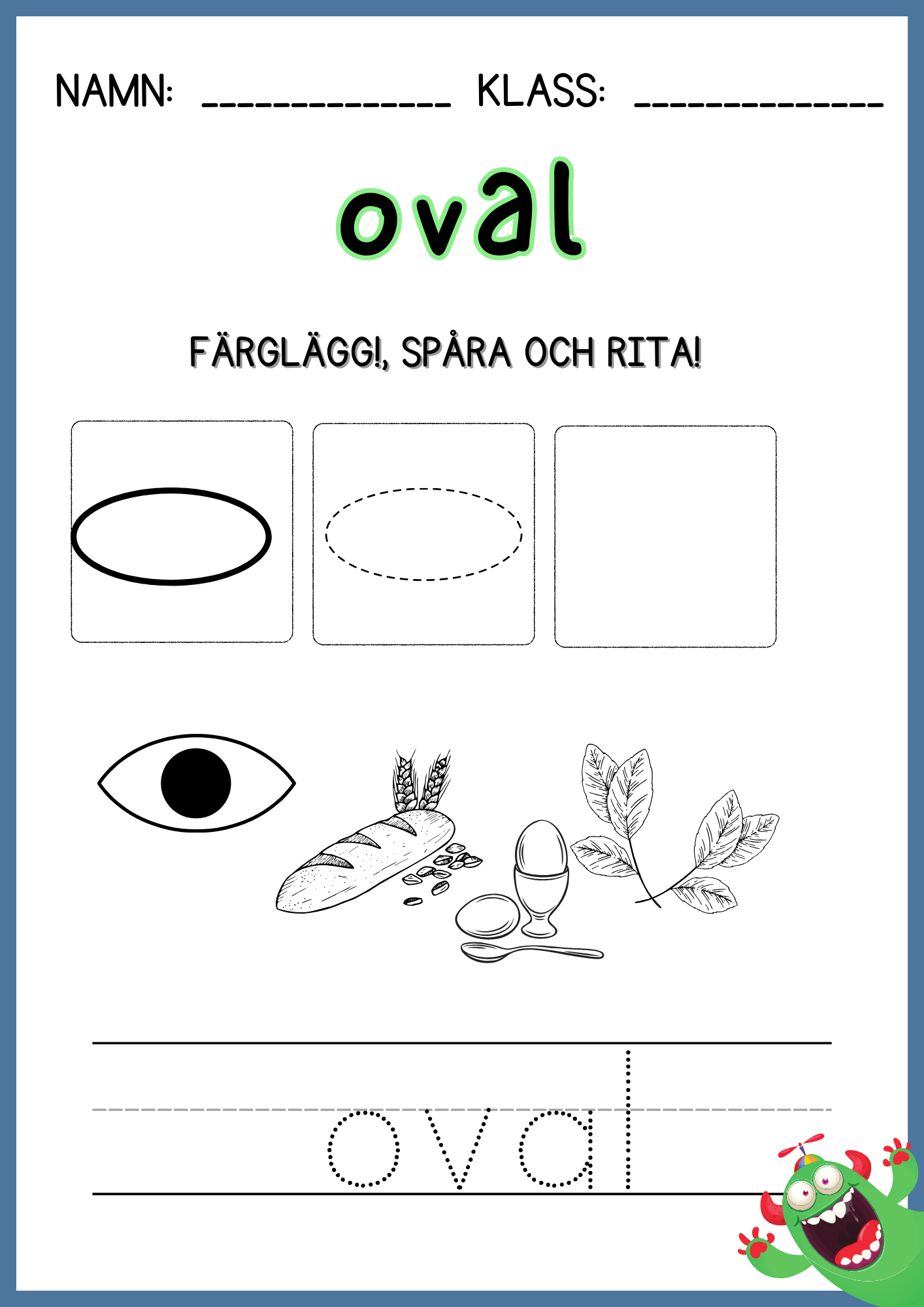 Enkel geometri – Stort paket - 77 sidor