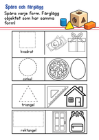 Enkel geometri – Stort paket - 77 sidor