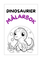 Dinosaurier - Målarbok