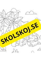 Dinosaurier - Målarbok