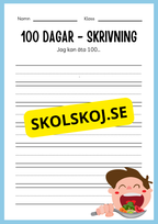 100 dagar i skolan (Häfte 20 sidor)