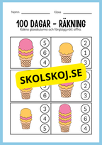 100 dagar i skolan (Häfte 20 sidor)