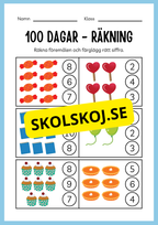 100 dagar i skolan (Häfte 20 sidor)