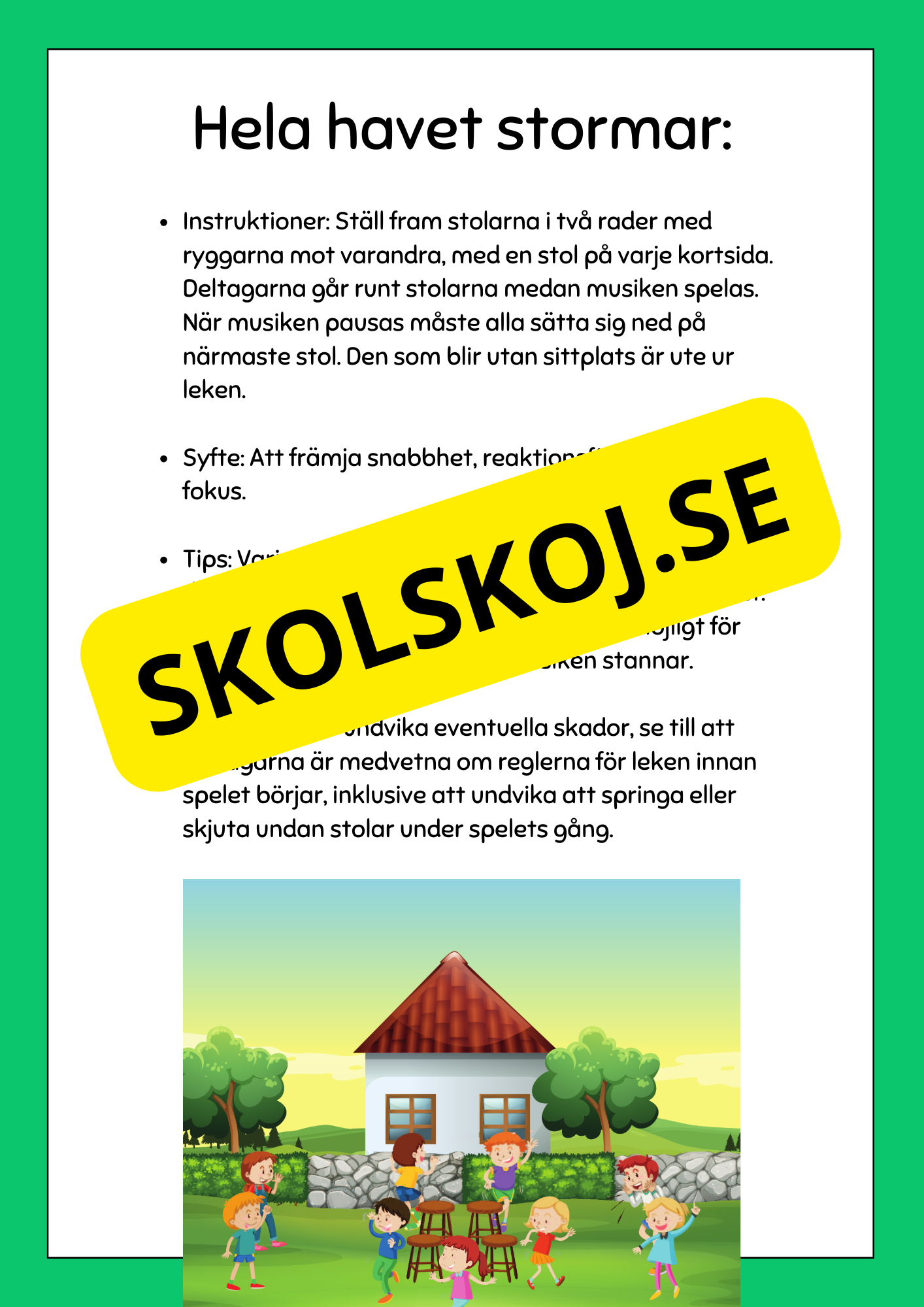 10 klassiska barnlekar