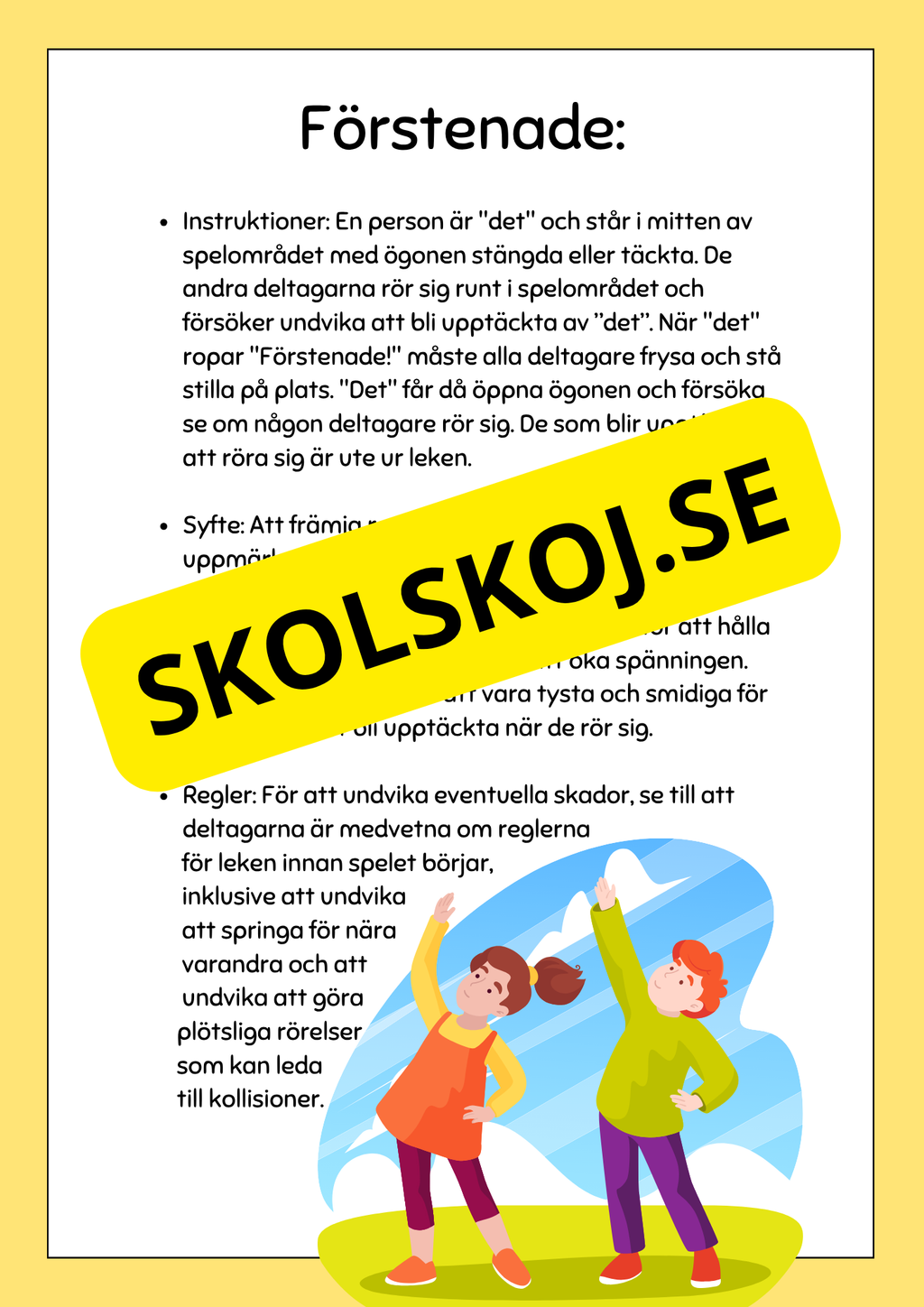 10 klassiska barnlekar