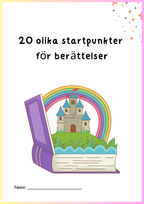 20 olika startpunkter  för berättelser