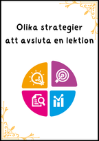 Olika strategier för att avsluta en lektion – lärarstöd för grundskolan