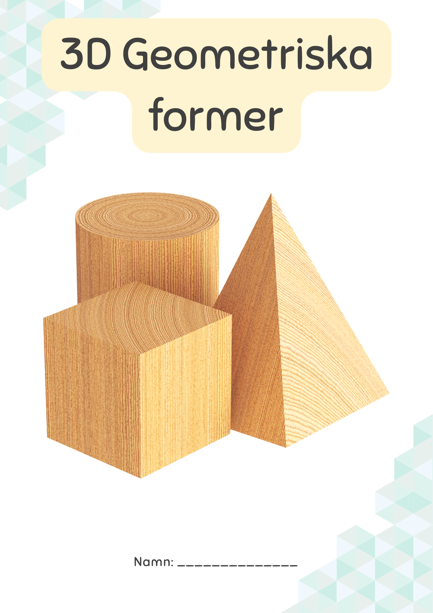 3D geometriska former