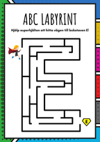 ABC labyrint - Versaler