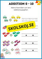Addition och subtraktion 0 - 10