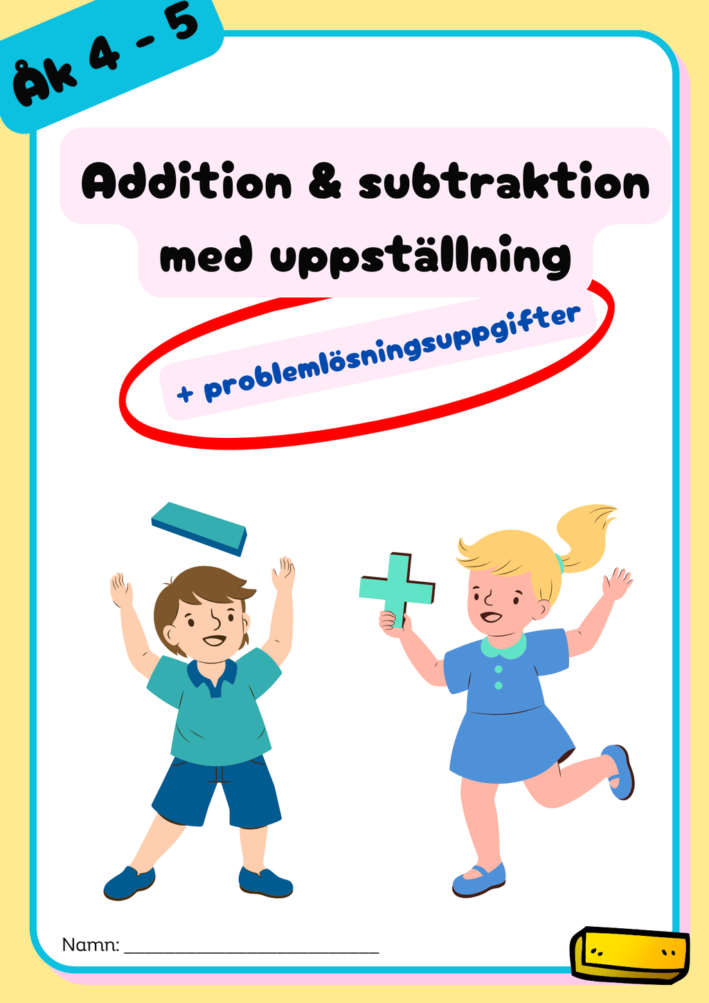 Problemlösning - Addition och subtraktion med uppställning