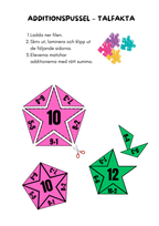Additionspussel – Träna addition 10–20