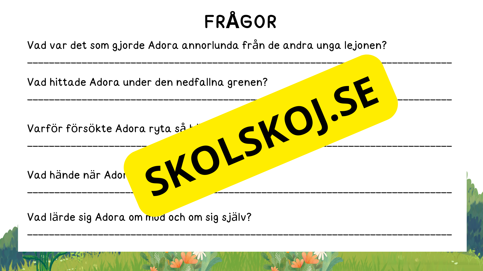 Adora - Den lilla lejoninnan