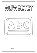 Alfabetet Abc - Häfte