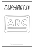 Alfabetet Abc - Häfte