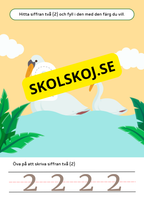 Arbetsbok förskola - Siffror