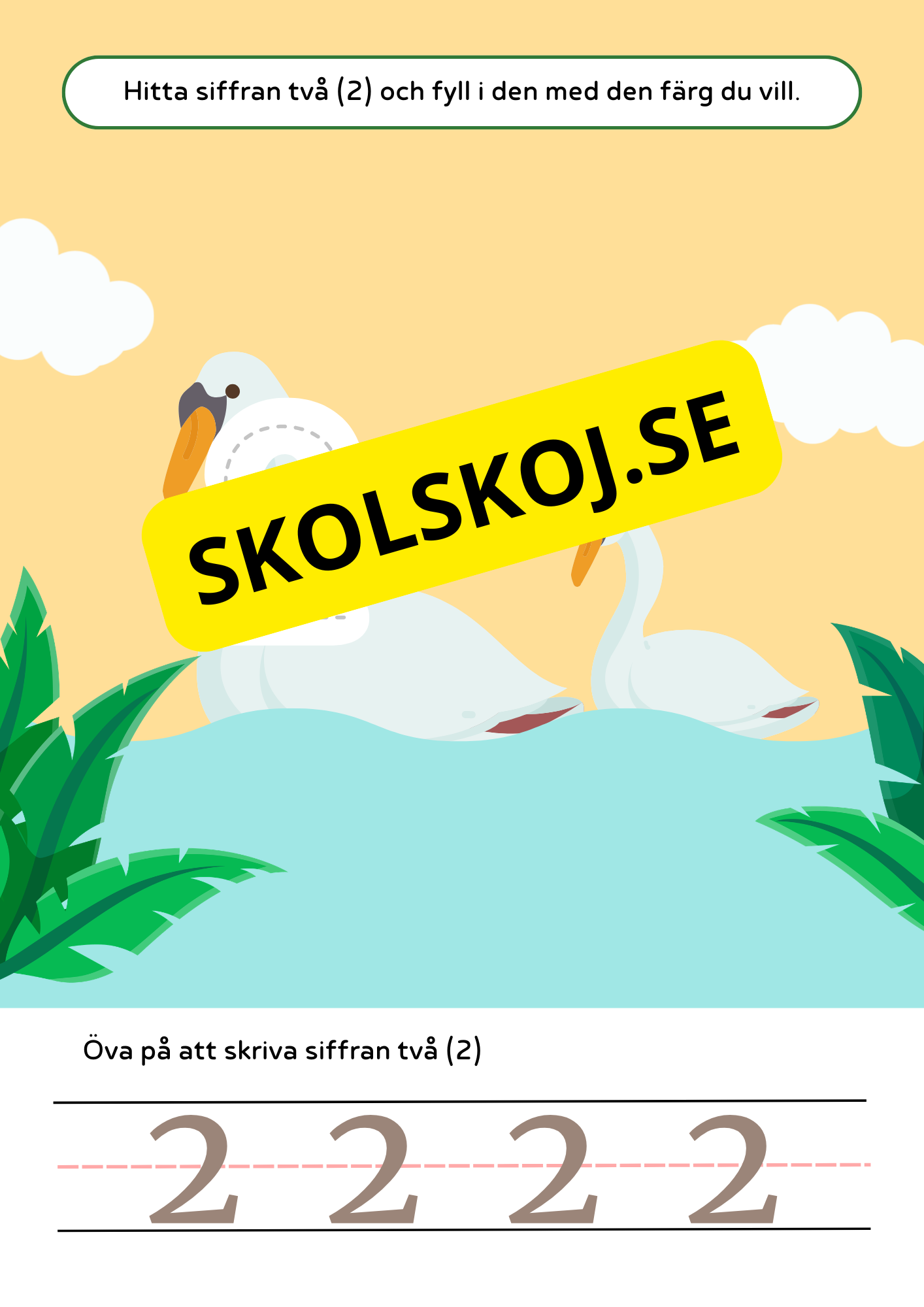 Arbetsbok förskola - Siffror