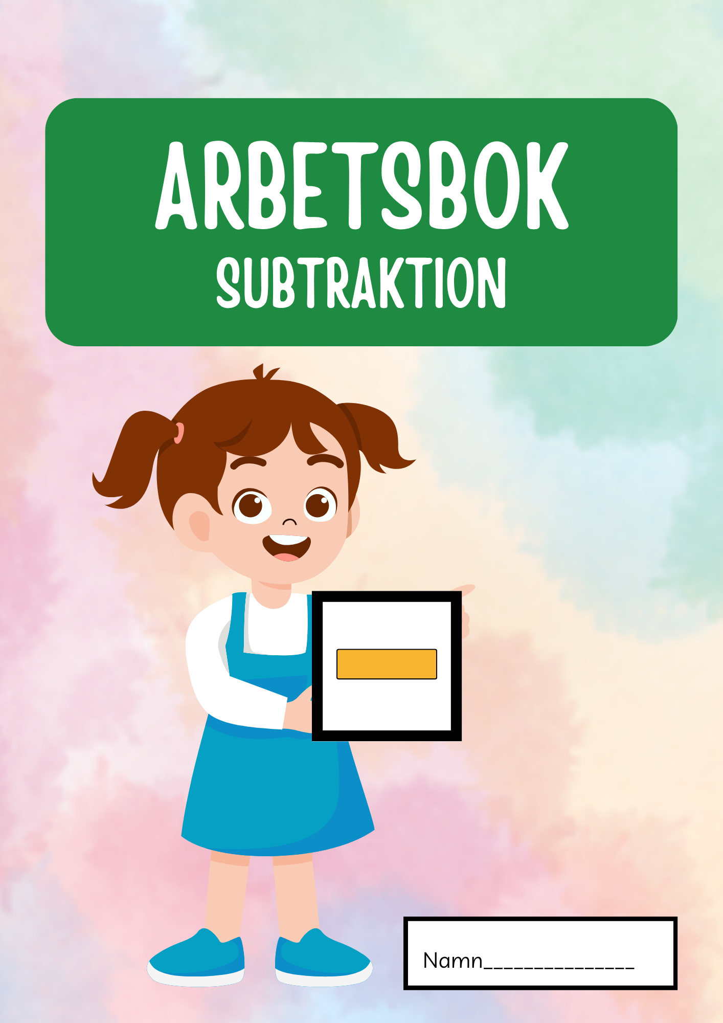 Arbetsbok subtraktion - Förskoleklass - Årskurs 3 (20 sidor)