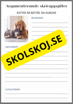 Argumenterande skrivuppgifter