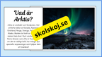 Arktiska djur - Fakta + frågor