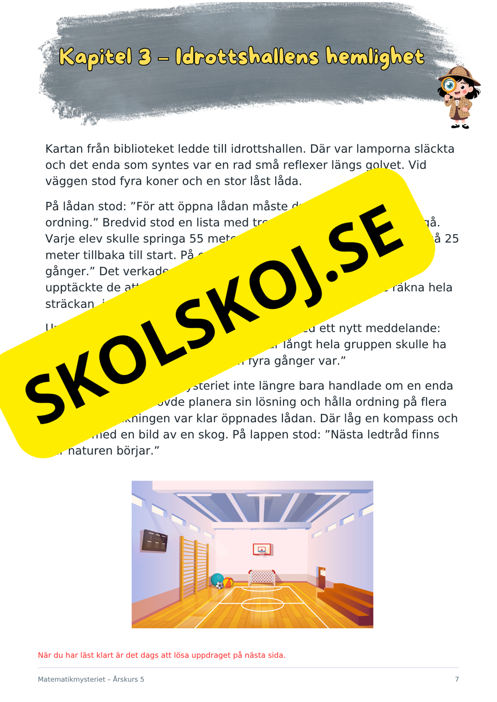 Matematikmysteriet – Problemlösning för årskurs 5