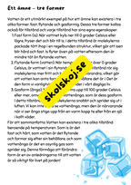 Atomer - Ämnens former och hur de förändras - Årskurs 4 - 6