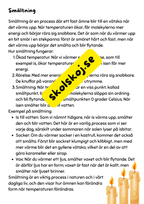 Atomer - Ämnens former och hur de förändras - Årskurs 4 - 6