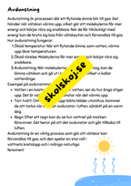 Atomer - Ämnens former och hur de förändras - Årskurs 4 - 6