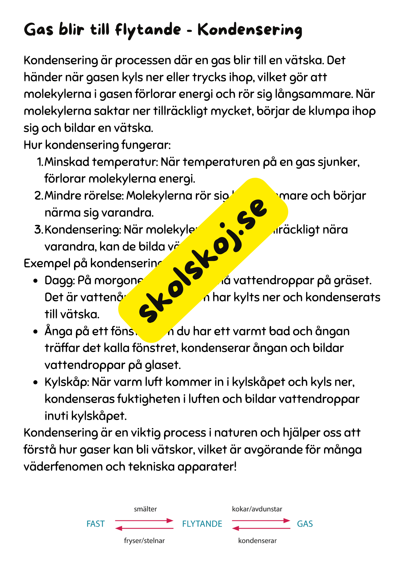 Atomer - Ämnens former och hur de förändras - Årskurs 4 - 6